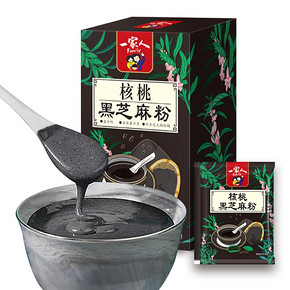 【一家人】纯黑芝麻糊核桃芝麻糊360g