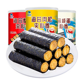 藤壶岛肉松海苔夹心卷罐装
