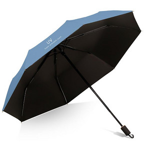 晴雨两用！防紫外线黑胶太阳伞