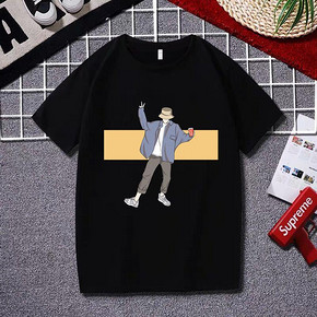 T恤男潮牌潮流ins宽松打底衫