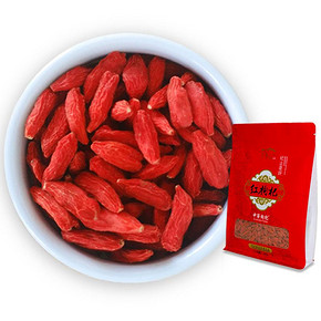 头茬红构杞中宁枸杞子宁夏特级大颗粒泡水用