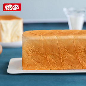 【拍两件】桃李新鲜方包吐司面包350g