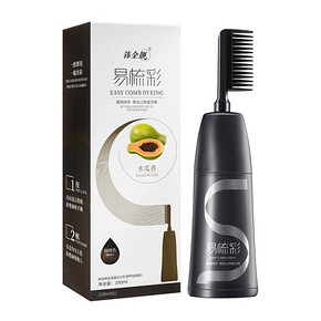 韩金靓一梳彩染发剂纯植物200ml