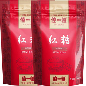 可签到！300g*2袋甘蔗老红糖