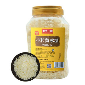 【甘汁园】罐装小颗粒黄冰糖1000g