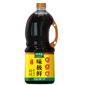 【赠500g食盐】太太乐味极鲜酱油1.8L