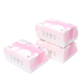 【棉贵人】加厚纯棉洗脸巾60抽*3包