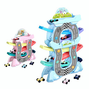 【益智玩具】拼装轨道滑翔车儿童小汽车