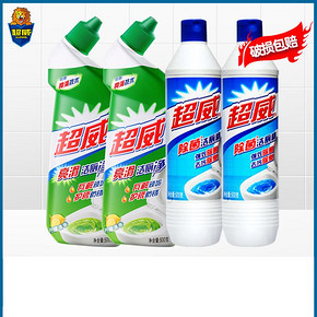 【超威】除垢亮滑洁厕净500g*4瓶