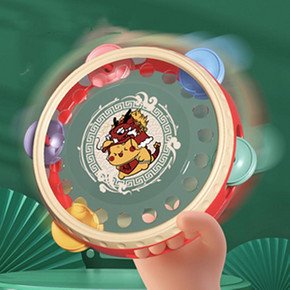 【国潮新款】婴儿奥尔夫手摇铃鼓