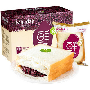 紫米面包早餐食品整箱1100g