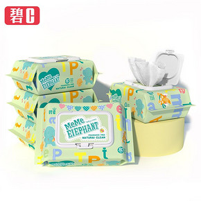 【碧C】宝宝湿巾80抽*5包