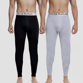 【彩客伦】男士秋冬加绒打底裤2条