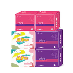 【第二件0元】阿道夫日夜卫生巾组合62片