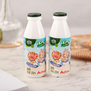 【拍三件】馋大狮AD钙奶220ml*4瓶共12瓶