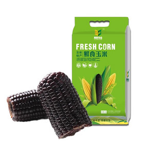 禹稷芳华黑糯玉米七穗装1.3kg