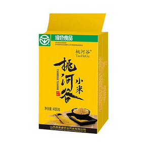 拍3件！桃河谷绿色认证黄小米400g*3袋