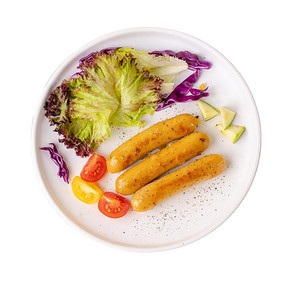 【轻尝】低脂鸡肉肠25g*12根