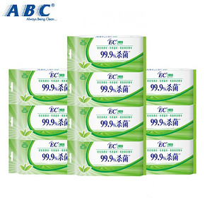 【ABC】EC便携式湿巾10片*10包