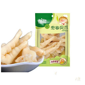 【3件共540g！】馋大狮泡椒凤爪180g*3袋