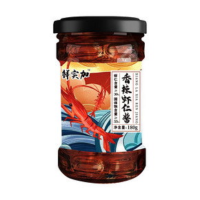 鲜实加虾仁酱两瓶装下饭酱
