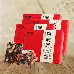 【仁熠旗舰店】红枣枸杞阿胶固元糕120g*4盒