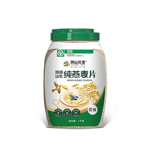 阴山优麦即食纯燕麦片1000g