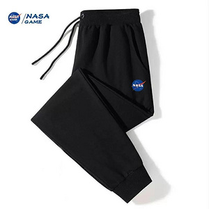 NASA潮牌運動休閑褲純棉