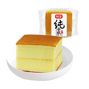 桃李早餐糕点纯蛋糕600g