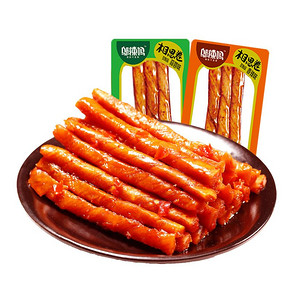 拍2件！【邬辣妈】素食豆腐干辣条共40包