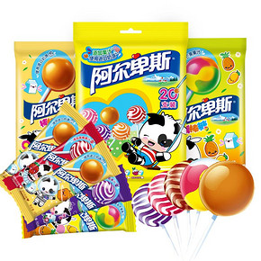 拍两件阿尔卑斯棒棒糖混合口味2袋/40支