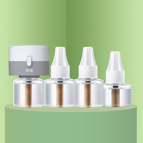 超威！电热蚊香液3瓶1器