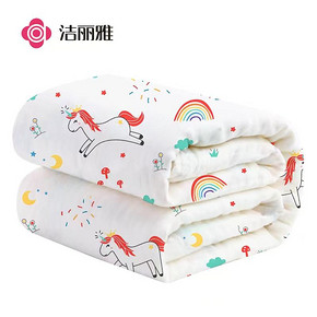 【洁丽雅】儿童纯棉6层纱布浴巾