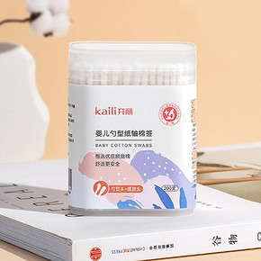 婴儿清洁耳鼻棉签耳勺头200支