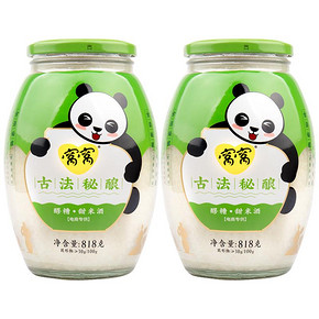 【可签到】窝窝酒酿醪糟米酒818g×2瓶