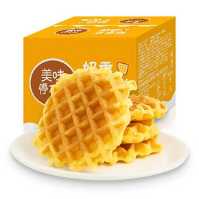 BUH！【拍2件】奶香华夫饼560g