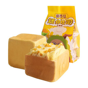 【拍4件】可签到！咸蛋黄手撕面包90g*4包