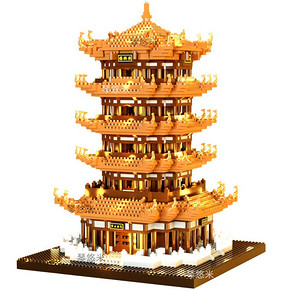 黄鹤楼积木2500颗粒彩盒