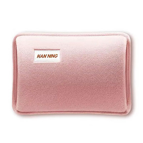 先科双插手毛绒充电式防爆暖水袋