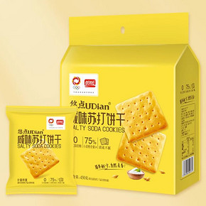 盼盼悠点咸味苏打饼干450g*2包