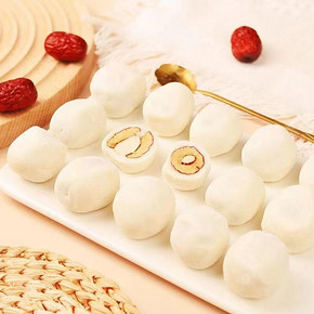 拍2！巴旦木夹心奶枣500g