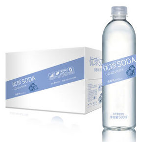 优珍 苏打水 清香型 500ml*15瓶 34.9元