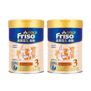 Friso 美素佳儿 金装幼儿配方奶粉 3段 900g*2件 318元