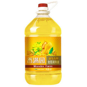香满园 花生香型食用调和油4L 29.9元