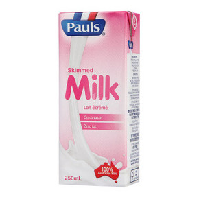 Pauls 保利 脱脂牛奶 250mL 1元