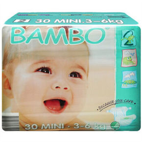 班博绿色生态 婴儿纸尿裤 2号30片  29.9元