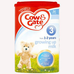 英国Cow&Gate 牛栏 婴幼儿配方奶粉 3段 900g 105元包邮