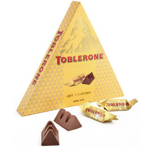 瑞士三角 迷你牛奶巧克力礼盒装184g*3件  107元(208-100券)