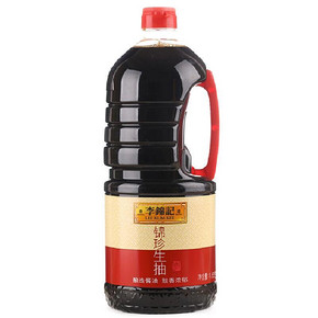 14点# 李锦记 锦珍生抽 非转基因酿造酱油 1.65L 9.9元