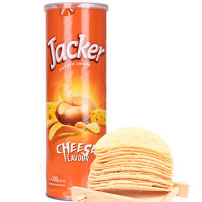 吃货囤货# 杰克Jacker薯片 芝士味100g*25件  95元(7.8*25-100券)